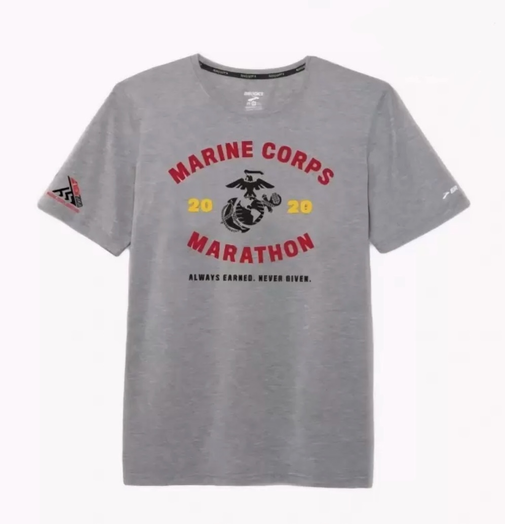 تیشرت آستین کوتاه مردانه brooks مدل  distance graphic short sleeve ega