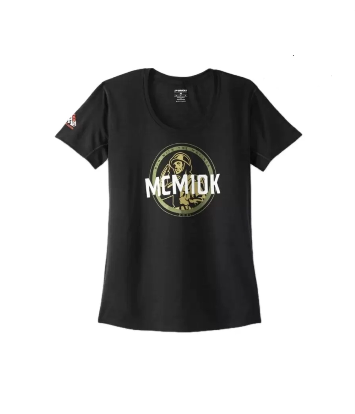 تیشرت آستین کوتاه مردانه brooks مدل distance graphic short sleeve 10k